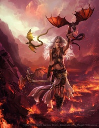MagaliVilleneuve DaenerysTargaryen fire and dragons.jpg