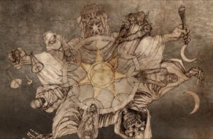 خدایان هفتگانه، مذهب براکنها پس از ورود آندالها